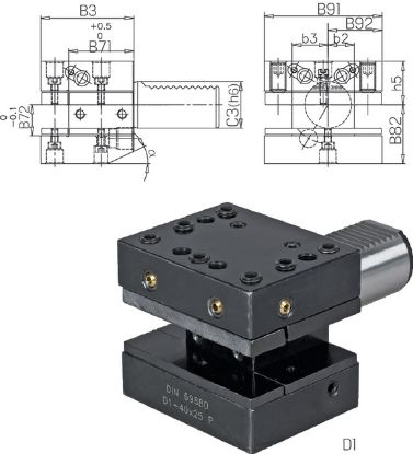 Slika Werkzeughalter Mehrfachaufn. DIN69880 D1-50x32x85 PRETEC