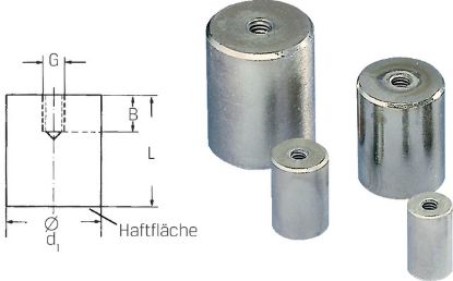 Slika Sacklochmagnet (Stabgreifer)