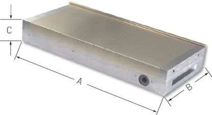 Slika MAGNET PERMANENTNI 250x150mm - za brušenje in erodiranje