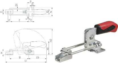 Slika Verschluß-Spanner, horizontal mit Gegenhalter            AMF