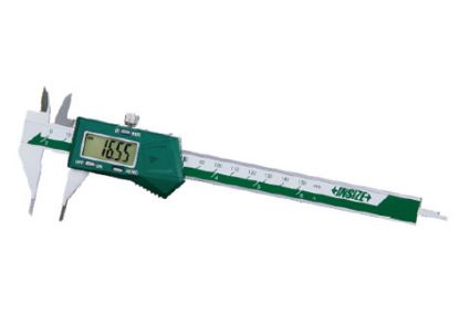 Slika MERILO POMIČNO DIGITALNO 0-150mm/0,01mm z tankimi merilnimi kljuni 2mm in s poda