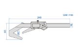 Slika DIGITAL V SHAPE CALIPER ?4-40mm/0.16-1.58"