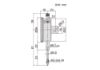 URA MERILNA-INDIKATOR 0-100/0,01mm (brez ušesa) INSIZE 2321-25F