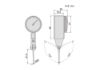 URA MERILNA PUPITASTER DIN2270 0,8/0,01mm INSIZE