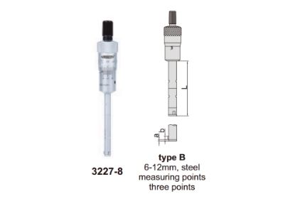 Slika Mikrometer tritočkovni 3227