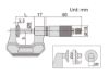 Mikrometer zunanji analogni s krožnikom 3294