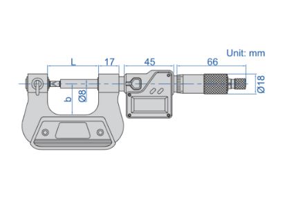 Slika Mikrometer digitalni za navoje 3581