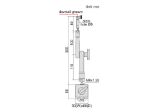 Slika STOJALO MAGNETNO ZA MERILNO URO S VPETJEM D8MM/MAGNETNA SILA 80KGF  6219-80 INSI