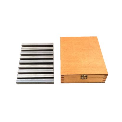 Slika KLADICE MERILNE v garnituri, dolžine 120X8mm, višine 12-38mm, natančnost 0,01mm(