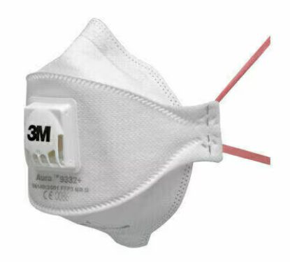 Slika 9332+, RESPIRATOR 9332 AURA FFP3 Z VENTILOM