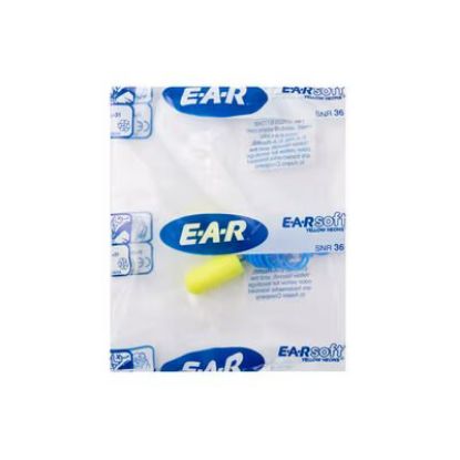 Slika ES-01-005, UŠESNI ČEPKI 3M E-A-R Soft Yellow Neons, 36 dB