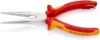 Needle-nose pliers straight VDE with fixing eye