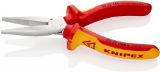 Slika Long-nose pliers chrome-plated head, long, flat