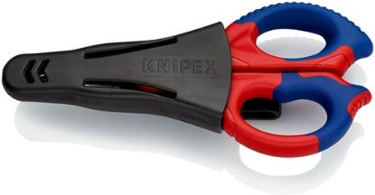 Slika ŠKARJE ZA ELEKTRIČARJE  130 X 32 X 155 MM KNIPEX 9505155SB