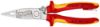 Electric installation pliers chrome-plated multi-component handles
