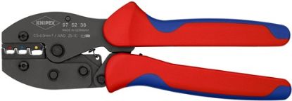 Slika KLEŠČE ZA STISKANJE IZOLIRANIH KABELJSKIH ČEVLJEV 0,5-6 (AWG 20-10)mm2 487g KNIP
