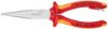 Needle-nose pliers straight VDE with fixing eye