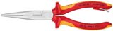 Slika Needle-nose pliers straight VDE with fixing eye