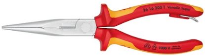 Slika Needle-nose pliers straight VDE with fixing eye