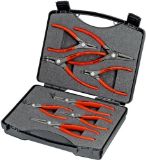 Slika GARNITURA 8-DELNA KLEŠČ ZA SAGER OBROČE, KNIPEX