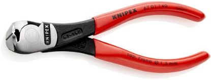 Slika High-power end cutter polished head, plastic coated