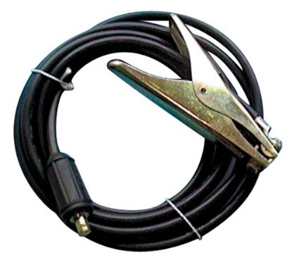 Slika KABEL VARILNI Z KLEŠČAMI dolžine kabla 4m 200A/16mm2 KS25