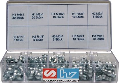 Slika Lubricating nipple assortment