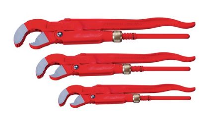 Slika Pipe wrench set, Swedish style for pipe 1–1, 1/2–2 inch