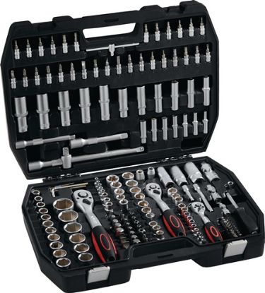 Slika KLJUČI NATIČNI 1/4" , 3/8"in 1/2" v 171-delni gar. v kovčku