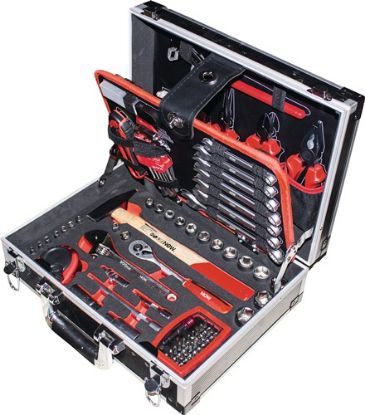 Slika ORODJE V KOVČKU (105-delna garnitura)