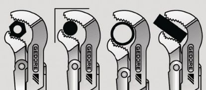 Slika Pipe wrench, Swedish style for pipe 1 inch