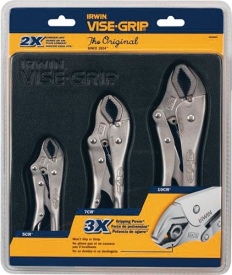 KLEŠČE GRIP VARILNE V SETU 1GRT = 3KOS  - IRWIN