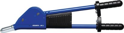 Slika KLEŠČE ZA KOVIČENJE ROČNE  HN2, DELOVNO OBMOČJE OD O 3 - O 6,4 MM, L=570MM, GESI