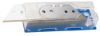 Trapezoid blade with perforation