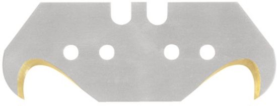 Hooked blade titanium with perforation