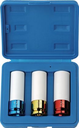 Slika KLJUČI NATIČNI 1/2" v 3-delni garnituri (17,19,21mm), barvni, dolžine 85mm (jekl