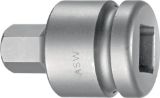 Slika KLJUČ NATIČNI ZA UDARNA ORODJA 3/4" Vel.19mm L=62mm ASW