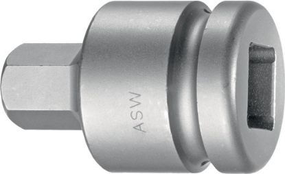 Slika KLJUČ NATIČNI ZA UDARNA ORODJA 3/4" Vel.19mm L=62mm ASW