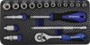 Socket spanner set width across flats 4-14 mm