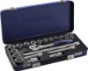 Socket spanner set width across flats 8-22 mm