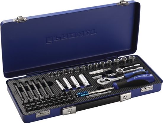 Socket spanner set width across flats 4-13 mm