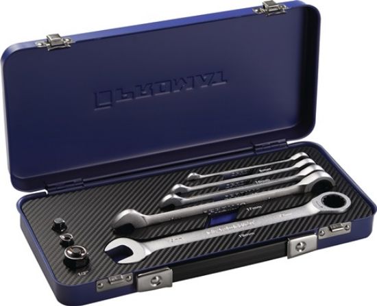 KLJUČI VILIČASTO OBROČNI Z RAGLJO 8-19mm - v 8-delni gar.