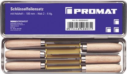 Slika PILE KLJUČAVNIČARSKE DIN7283A L=100/H2 - v 6-delni gar. (pločevinasta embalaža)