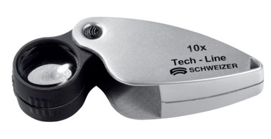 Folding pocket magnifier