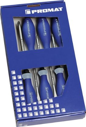 Slika Screwdriver set 3-component handle
