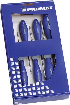 Slika 6-delna GARNITURA izvijačev TORX T 10 x 80 / 15 x 80 / 20 x 100 / 25 x 100 /30 x