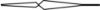 Cross-lock soldering tweezers curved tips, stainless steel