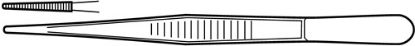 Slika Universal tweezers nickel-plated
