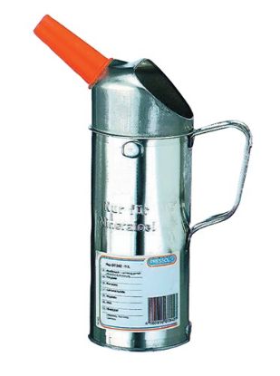 Slika KANTICA ZA TEKOČINE-MERILNA - JEKLENA 1L