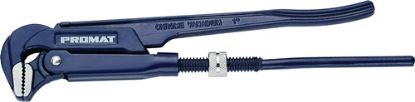 Slika KLEŠČE CEVNE, skupne dol. 740mm, vpen.območje 10-121mm, za cevi 4 Zoll PROMAT
